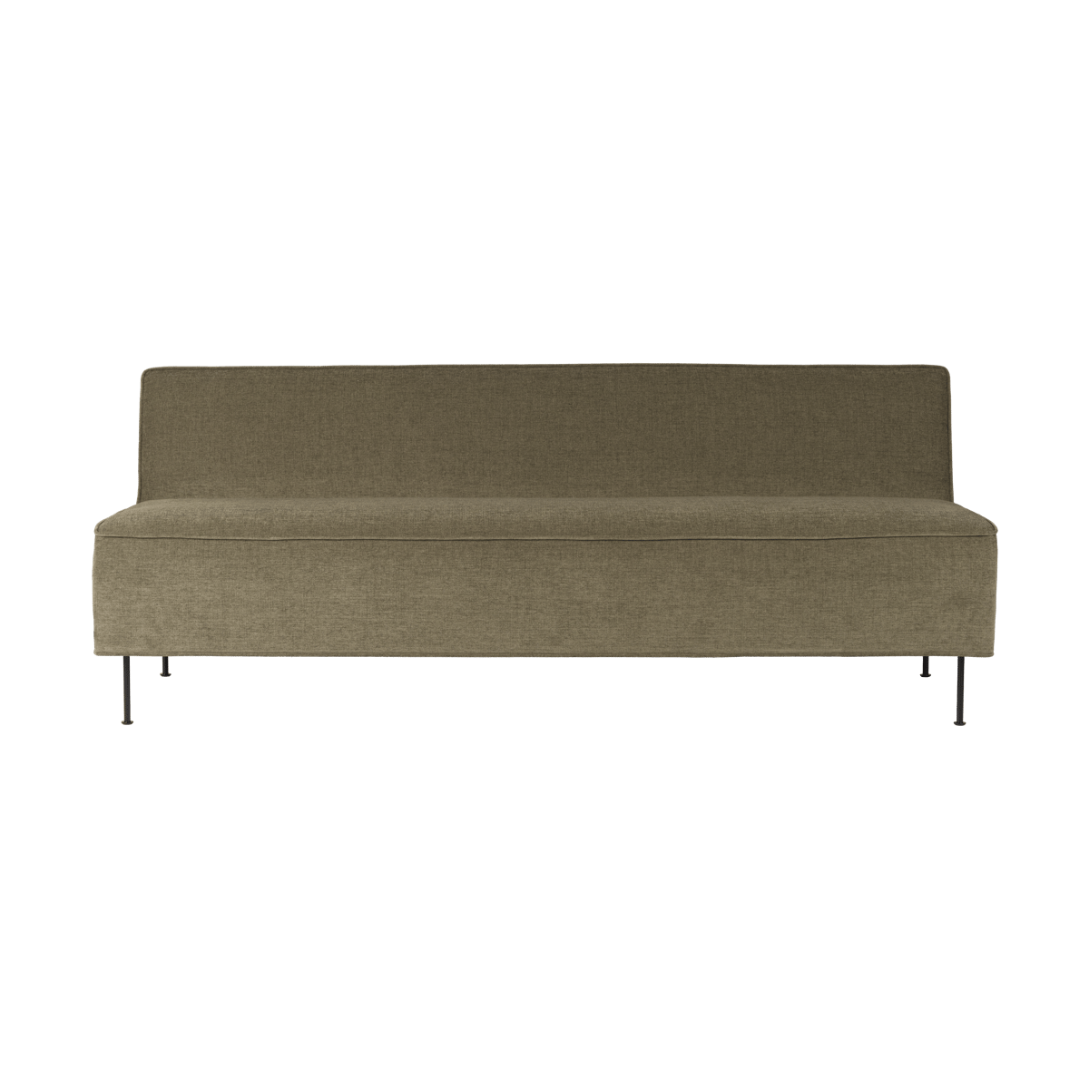 GUBI Modern Line 2-seat sofa Belsuede special FR 002-black