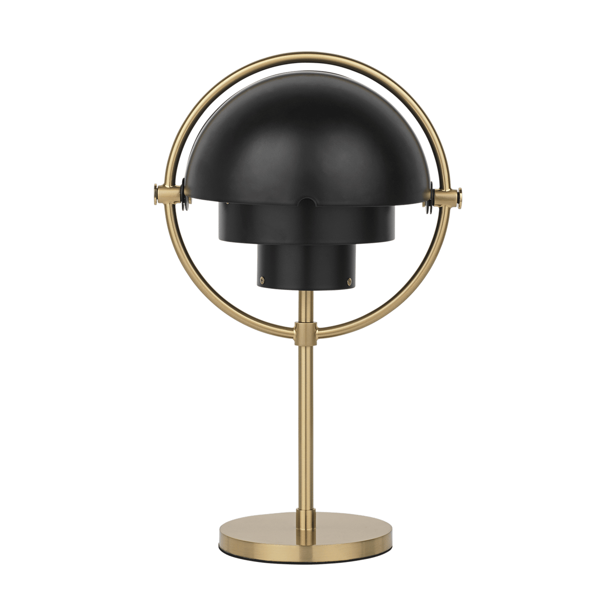 GUBI Multi-Lite portable lamp Black semi matte-brass