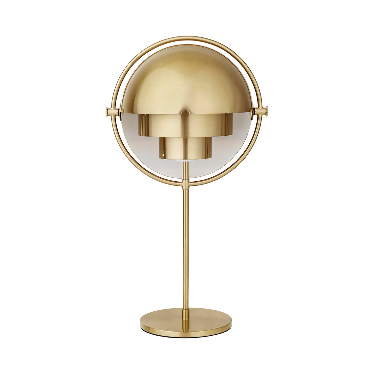 GUBI Multi-Lite table lamp brass