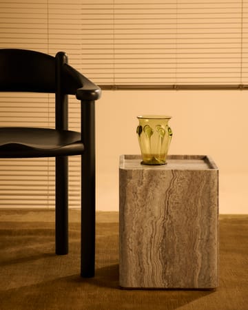 Pietra side table 33x33x40 cm - Lively sepia - GUBI