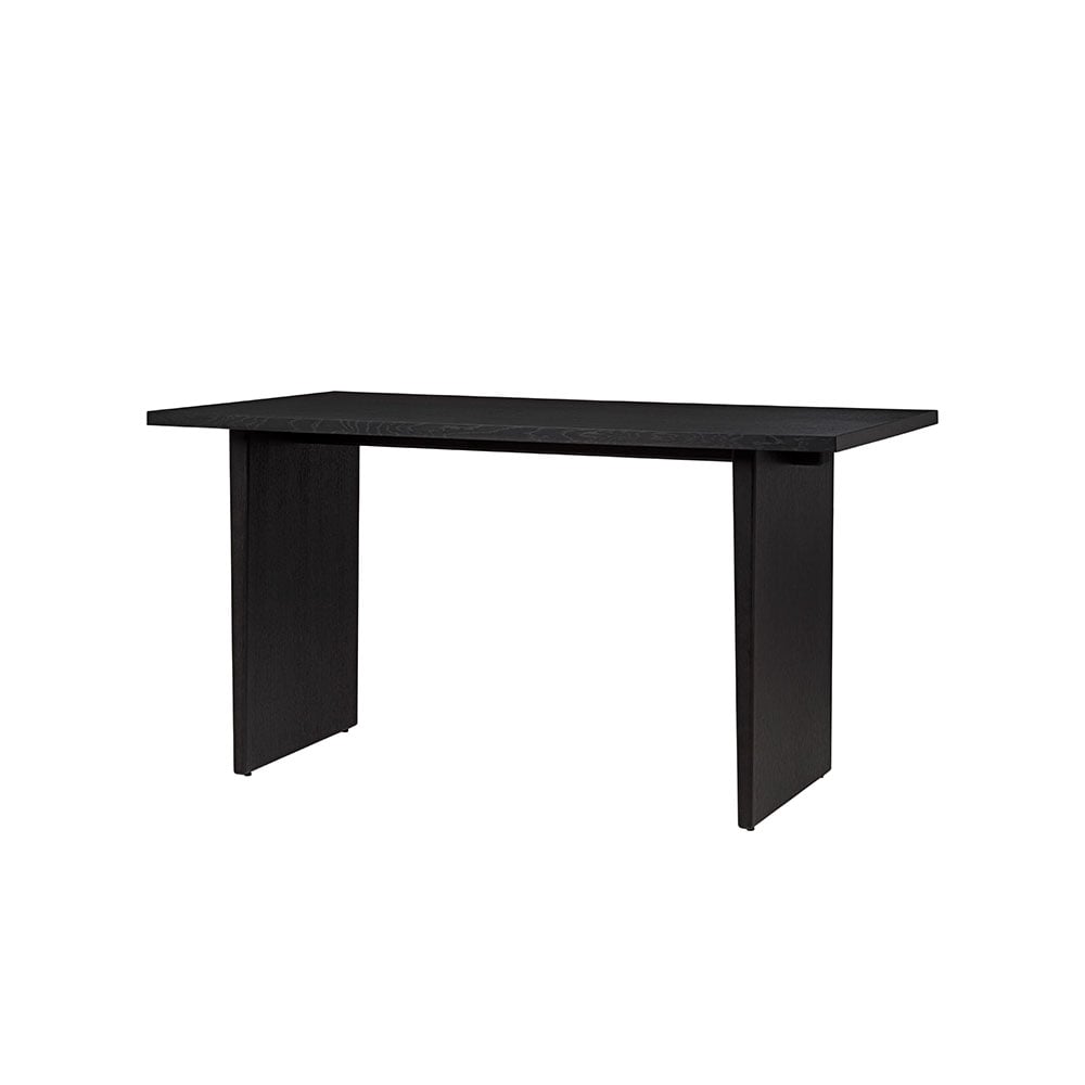 GUBI Private desk Black, black stained oak