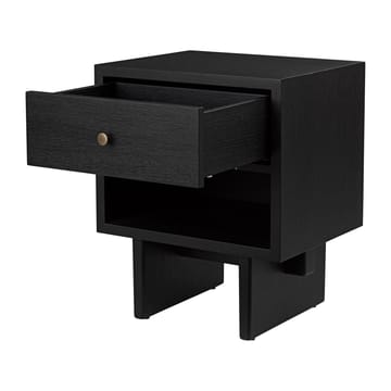 Private side table 40x50 cm - Brown-black stained oak - GUBI