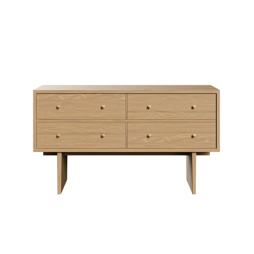 GUBI Private side table Oak, light stained oak