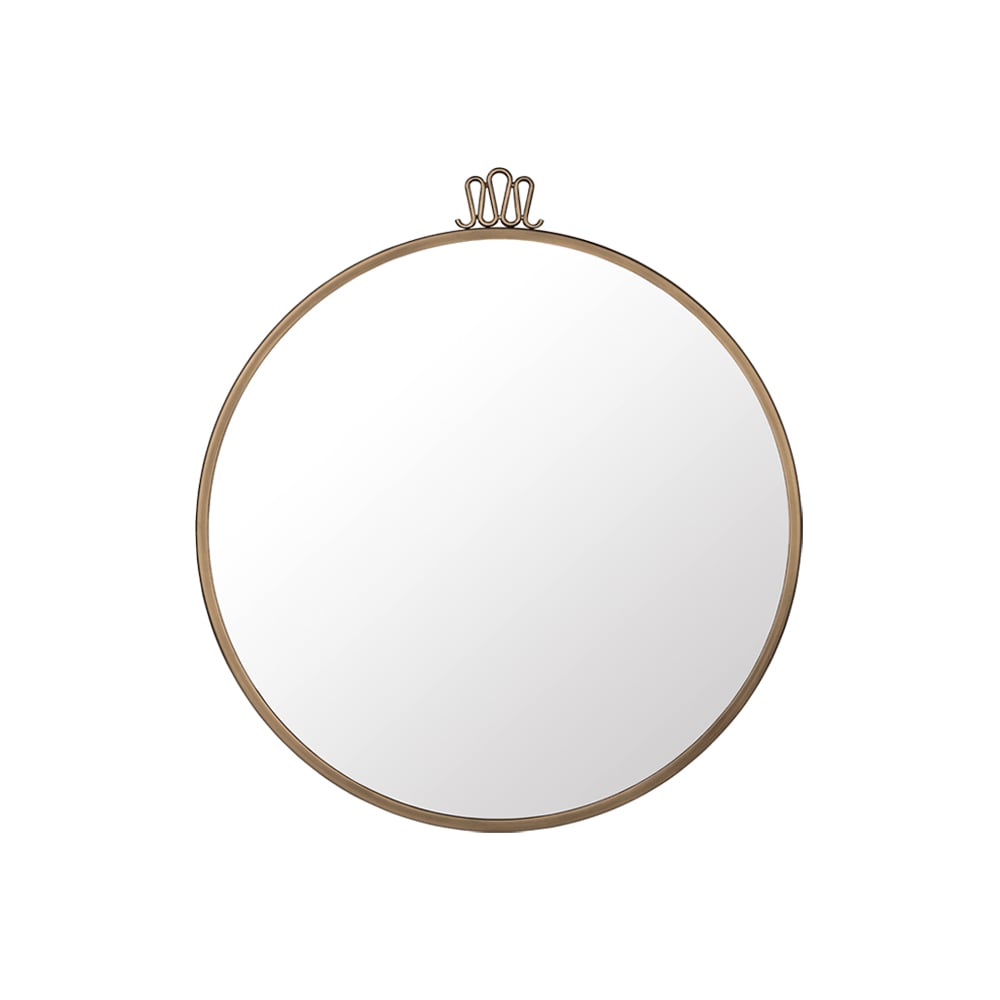 GUBI Randaccio Mirror Antique brass, medium