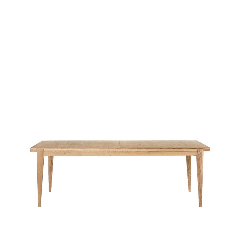 GUBI S-table dining table Oak matte lacqured. extendable