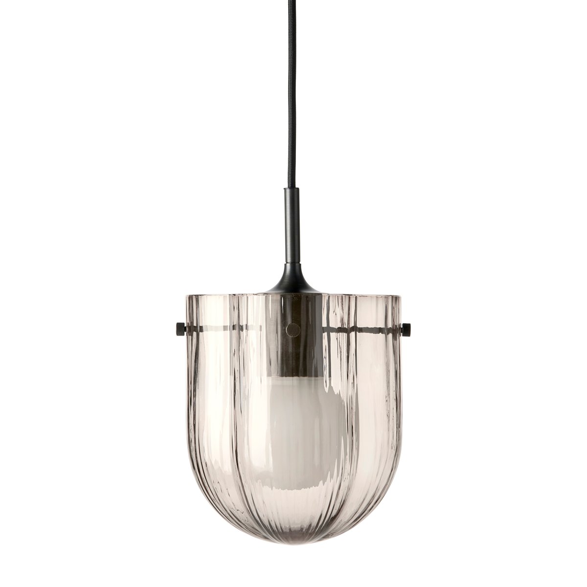 GUBI Seine pendant lamp Ø17.2 cm Brass-smoke