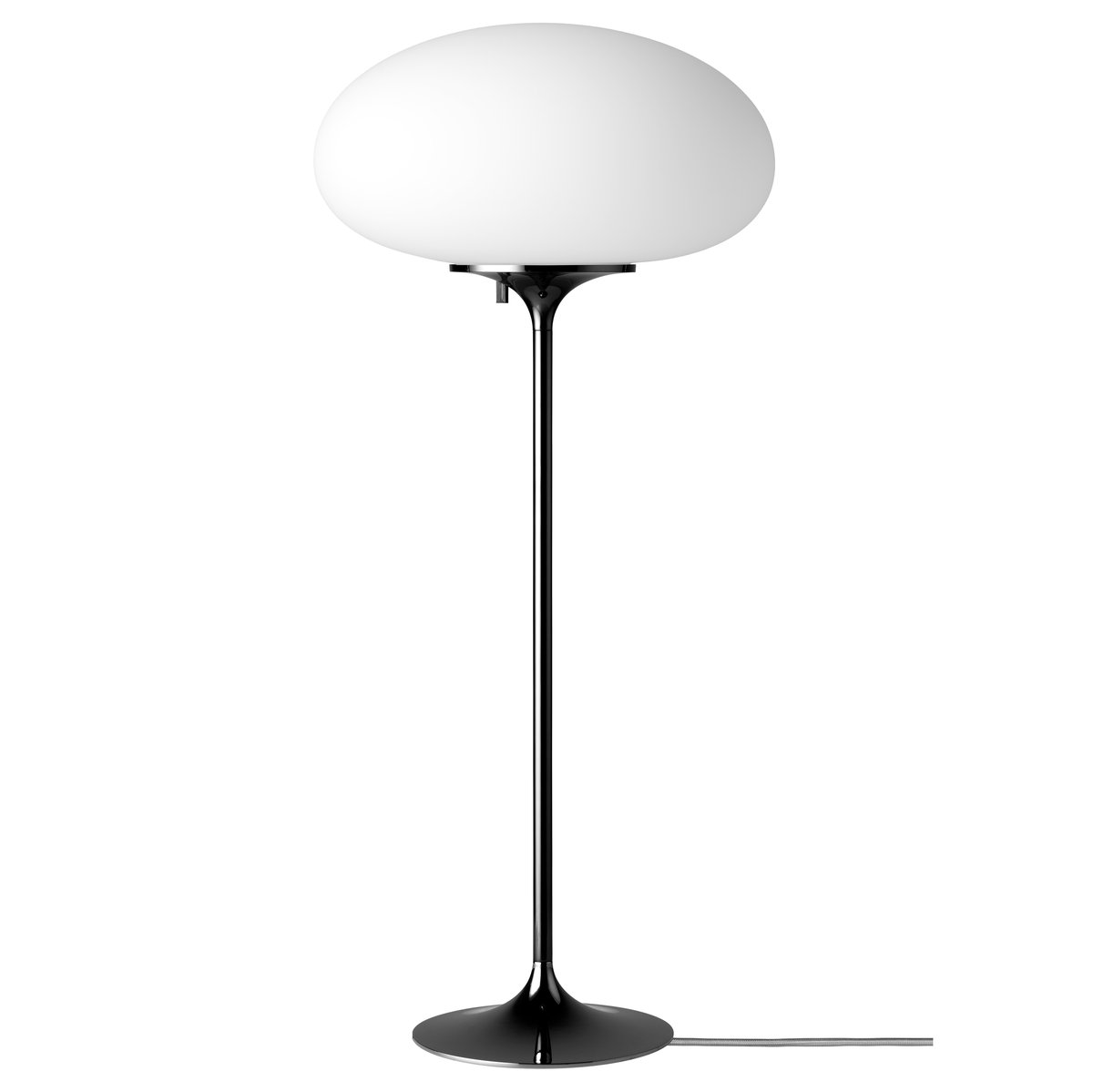 GUBI Stemlite table lamp 70 cm black chrome | Scandinavian Design | Desk & table lamps | Black