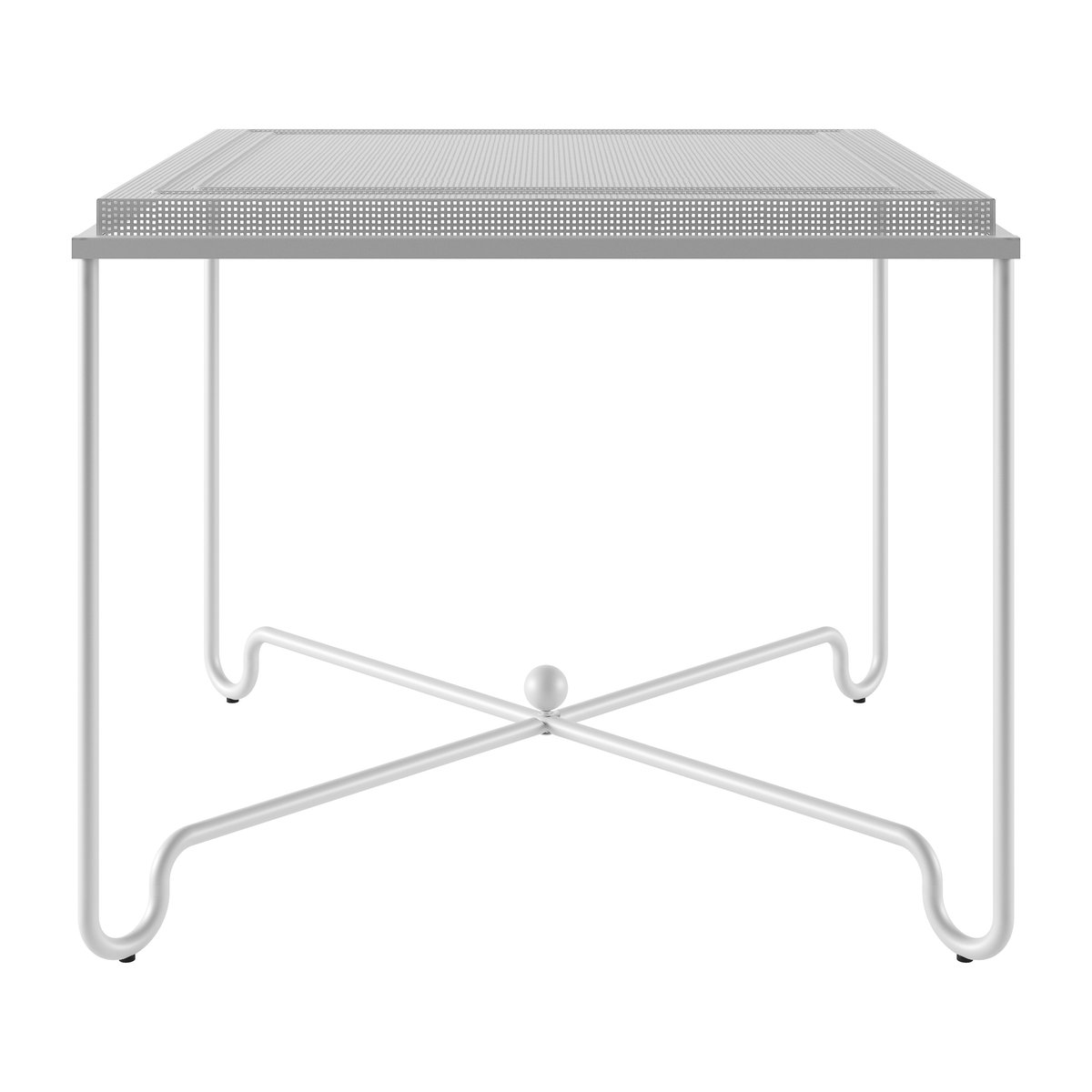 GUBI Tropique table 90x90x75 cm Classic white semi matt