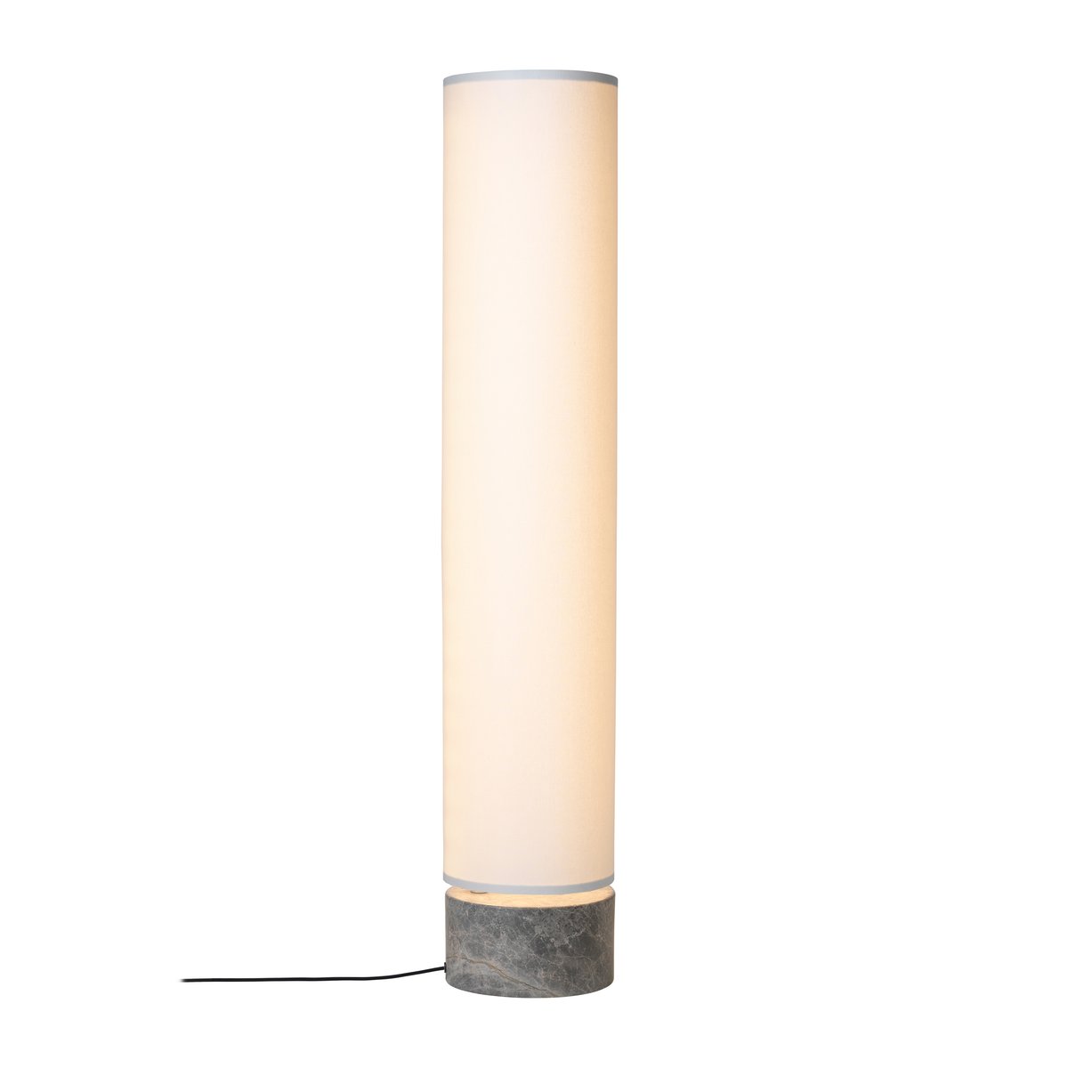 GUBI Unbound floor lamp 120 cm White-grey marble