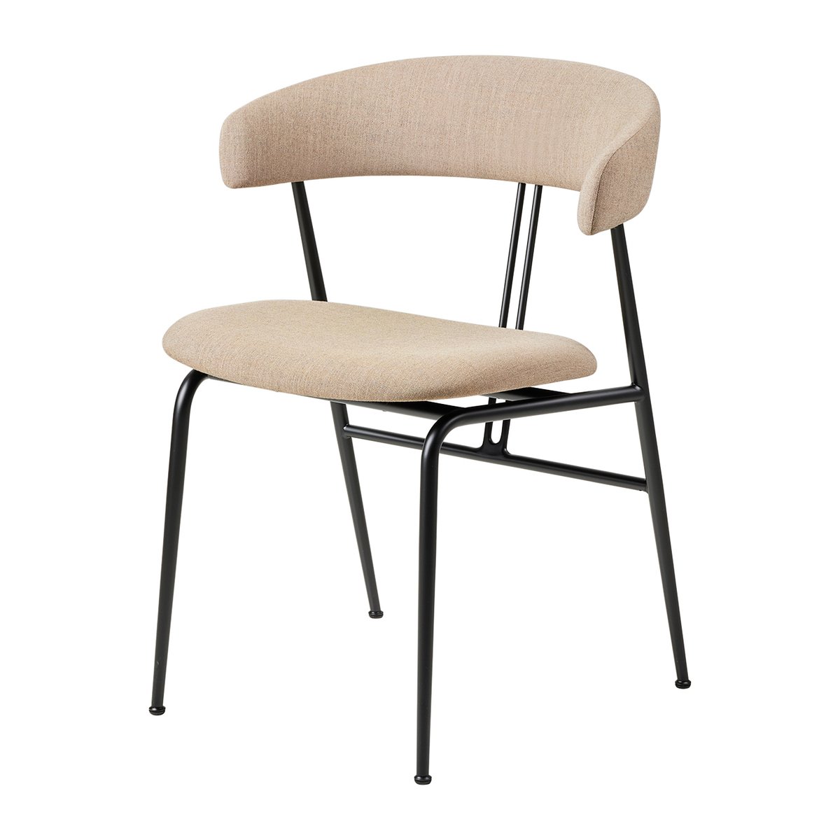 GUBI Violin dining chair Remix 3 nr.233-matte black