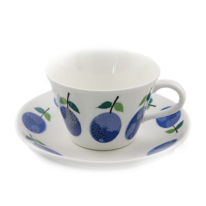 Prunus coffee cup with saucer, 15 cl Gustavsbergs Porslinsfabrik