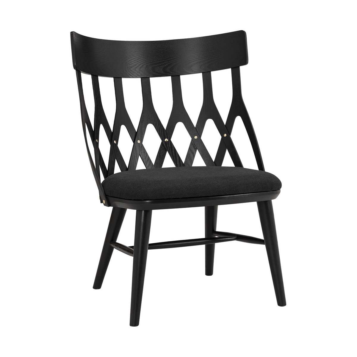 Hans K Y5 lounge chair Black stained-black pad