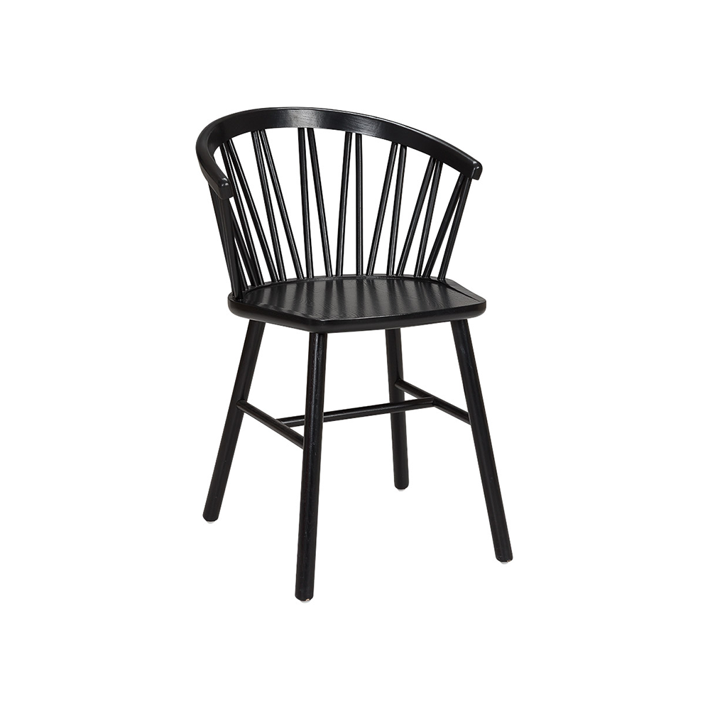 Hans K ZigZag armchair Black ash