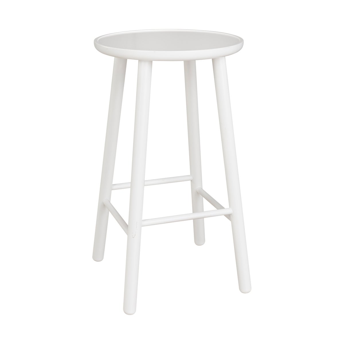 Hans K ZigZag bar stool 63 cm White birch