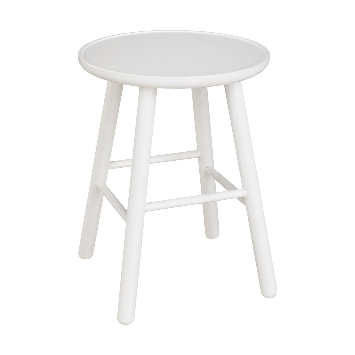 Hans K ZigZag stool 47cm White birch