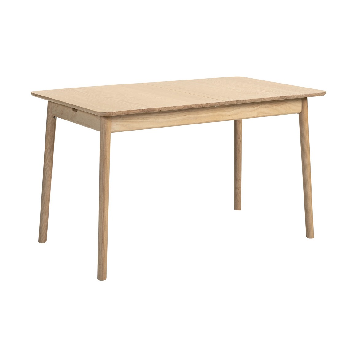 Hans K ZigZag table butterfly 127x75 cm Ash blonde stained-extension 53 cm