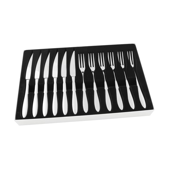 Fjord steak cutlery 12 pcs, stainless steel Hardanger Bestikk