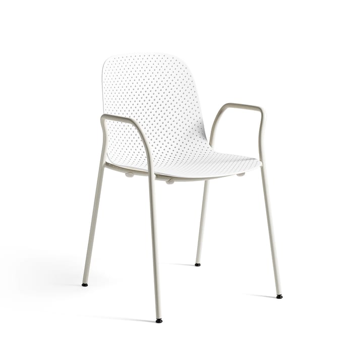 13Eighty armchair - Chalk white-grey white - HAY