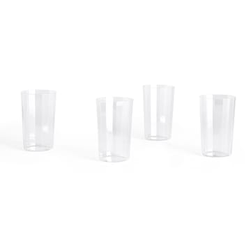 Angle drinking glass 4-pack - Large 13 cm - HAY