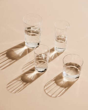 Angle drinking glass 4-pack - Medium 10 cm - HAY