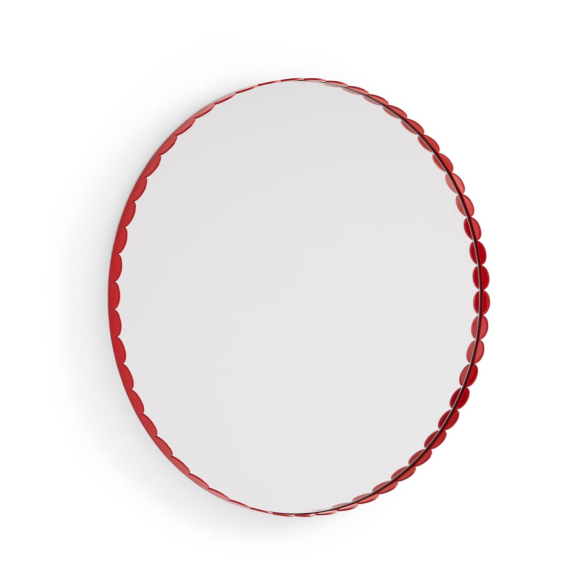 HAY Arcs Mirror mirror Ø60 cm Red