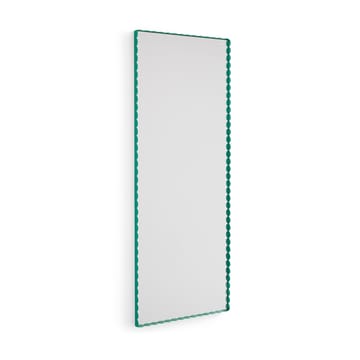 Arcs Mirror Rectangle M mirror 50x133.5 cm - Green - HAY