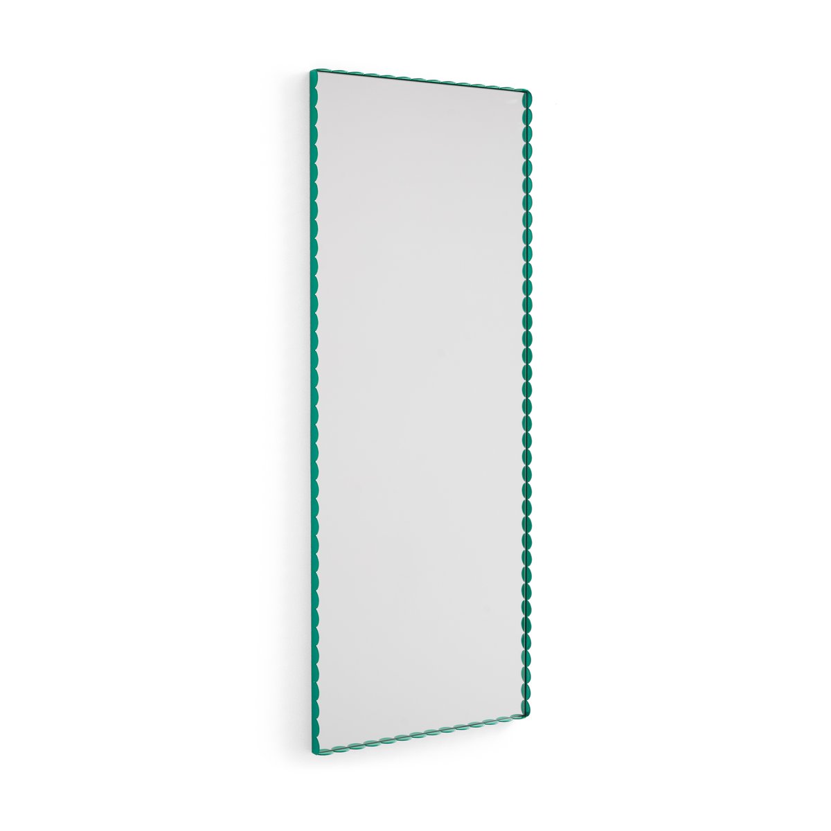 HAY Arcs Mirror Rectangle M mirror 50x133.5 cm Green