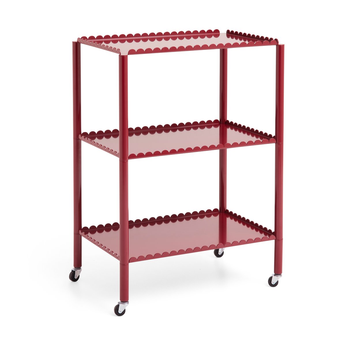 HAY Arcs Trolley High serving trolley Auburn red