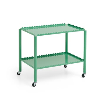 Arcs Trolley Low serving trolley - Soft jade - HAY