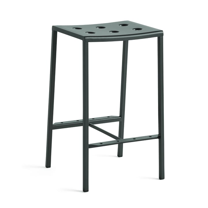 Balcony bar stool low 65 cm - Dark forest - HAY