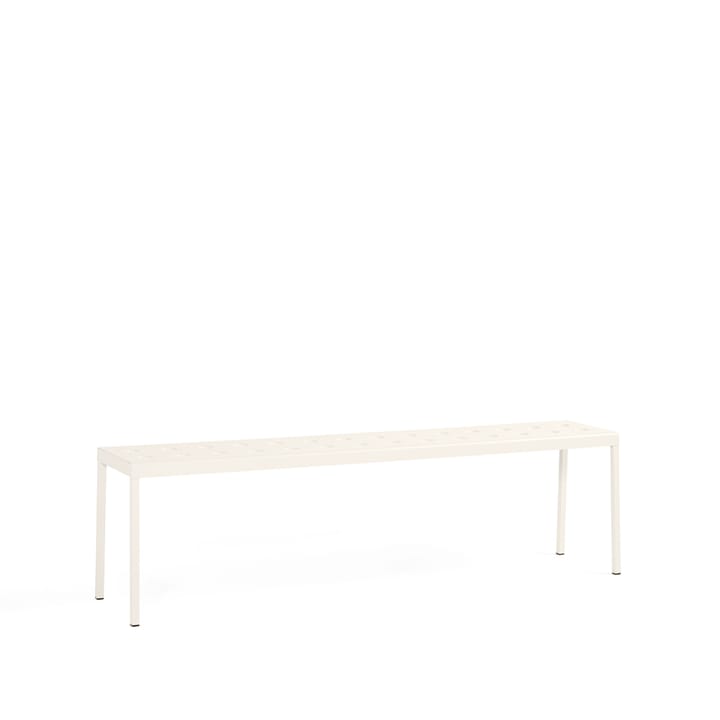 Balcony bench - Chalk beige, 165.5 - HAY