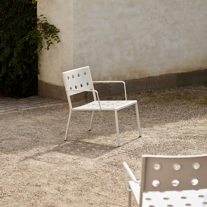 Balcony lounge armchair, Iron red HAY