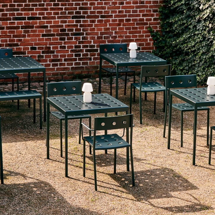 Balcony table, Chalk beige, 144 cm HAY