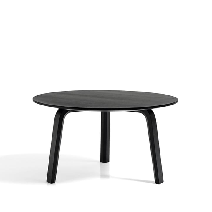 Bella coffee table - Black oak, Ø60x32 cm - HAY