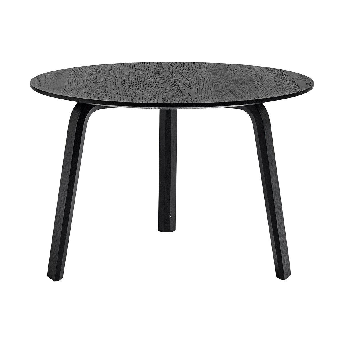 HAY Bella coffee table Black oak, Ø60x39 cm