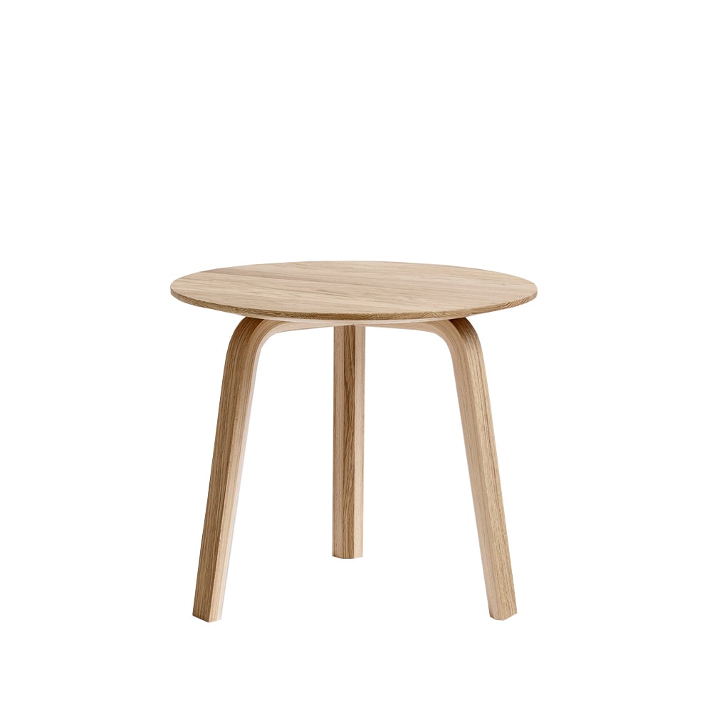 HAY Bella coffee table Lacquered oak, Ø45x39 cm | Scandinavian Design | Coffee tables | Beige