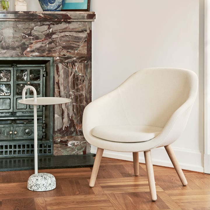 Bowler side table, Fir green-granite HAY