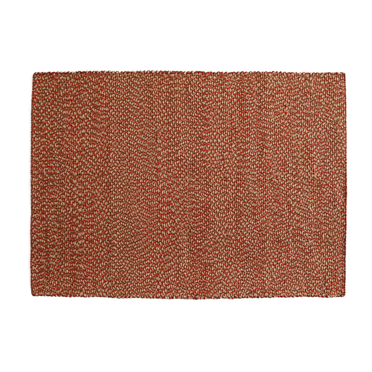 HAY Braided rug 140x200 cm Red