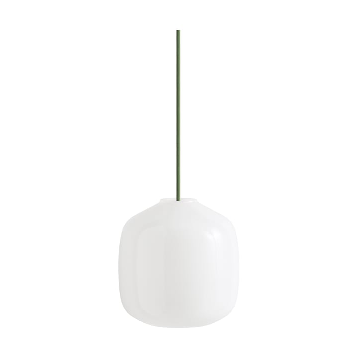 Buoy pendant lamp Ø20 cm - Opal glass-garden green - HAY