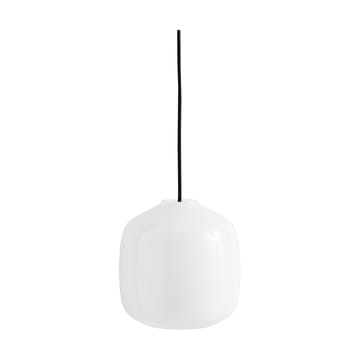 Buoy pendant lamp Ø20 cm - Opal glass-soft black - HAY