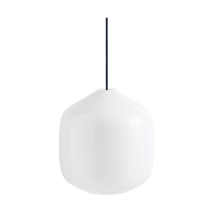 Buoy pendant lamp Ø30 cm - Opal glass-anthracite blue - HAY