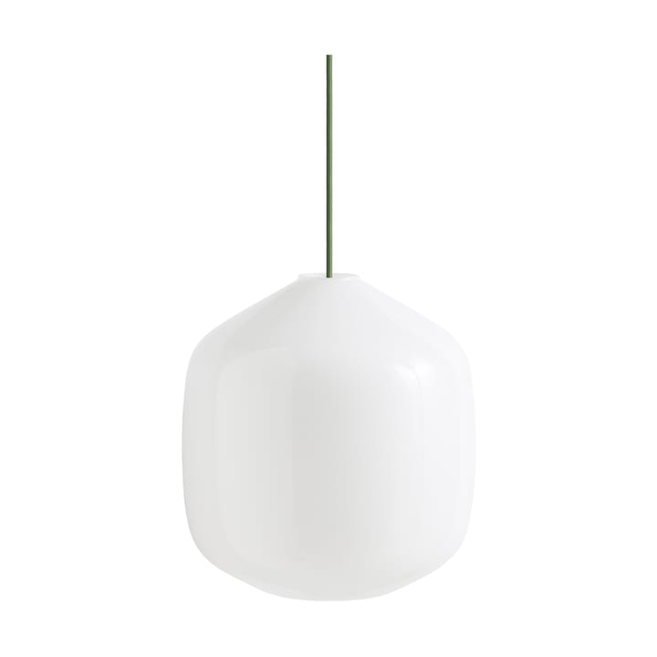 Buoy pendant lamp Ø30 cm - Opal glass-garden green - HAY