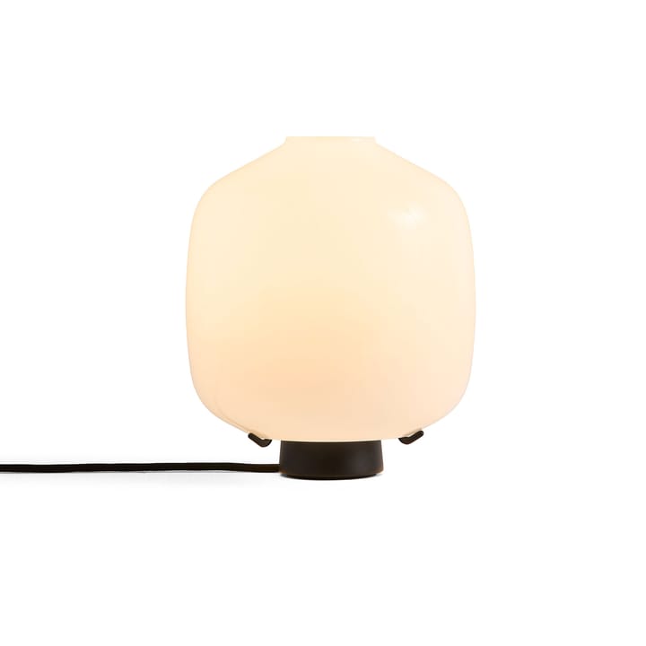 Buoy table lamp Ø20 cm, Opal glass-soft black HAY