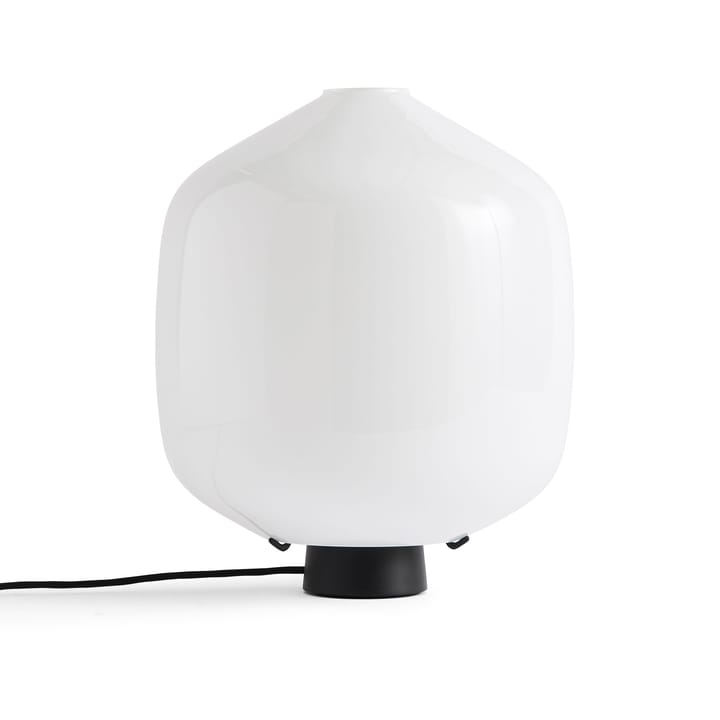 Buoy table lamp Ø30 cm - Opal glass-soft black - HAY