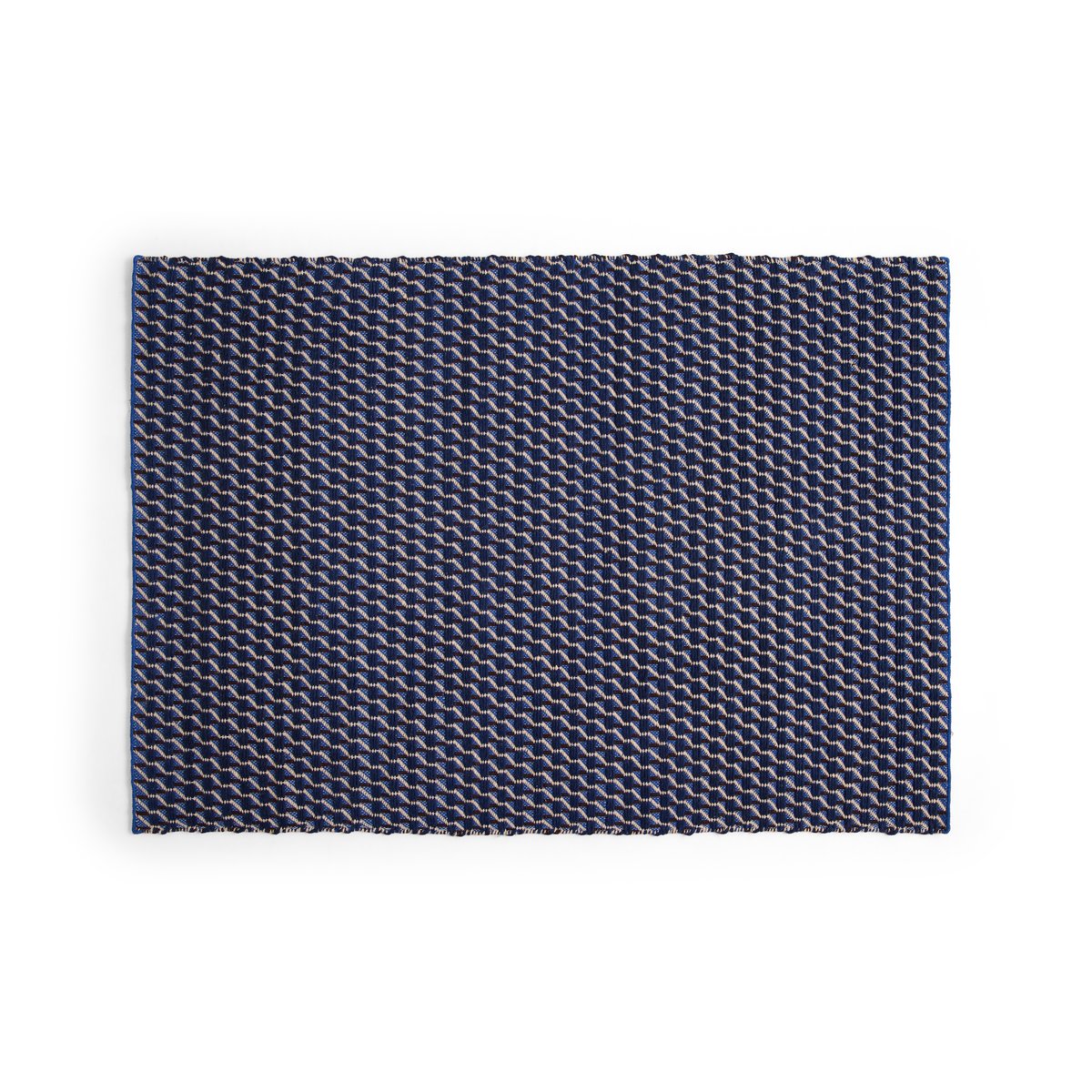 HAY Channel rug Blue-white 140x200 cm