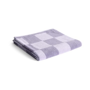 Check bath towel 70x136 cm - Lavender - HAY