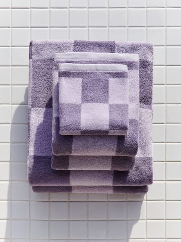 Check bath towel 70x136 cm - Lavender - HAY