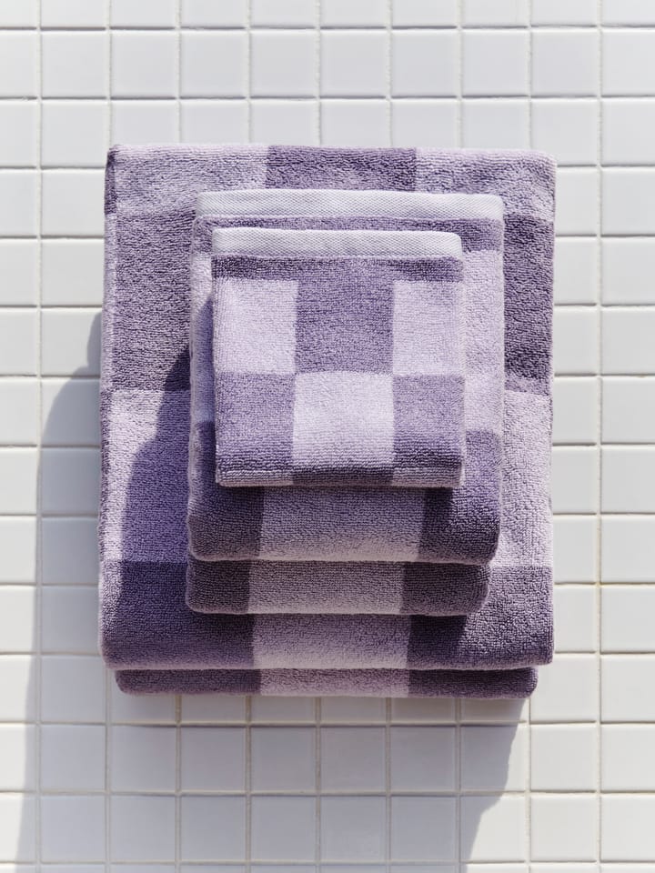 Check bath towel 70x136 cm, Lavender HAY