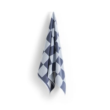 Check bath towel 70x136 cm - Steel blue - HAY