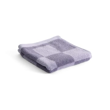 Check towel 30x30 cm - Lavender - HAY